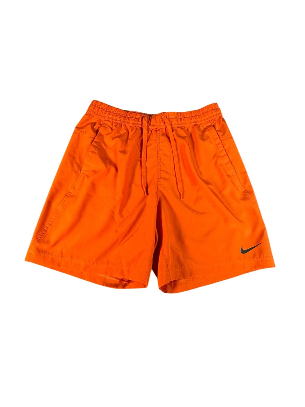 Nike Dri-FIT Men’s Small Orange Athletic Training Running Shorts Drawstring